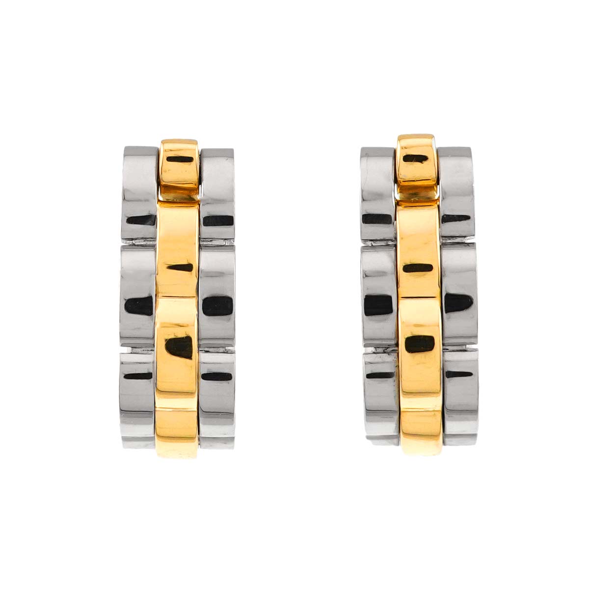 Panthere Cufflinks 18K YG 750 SS