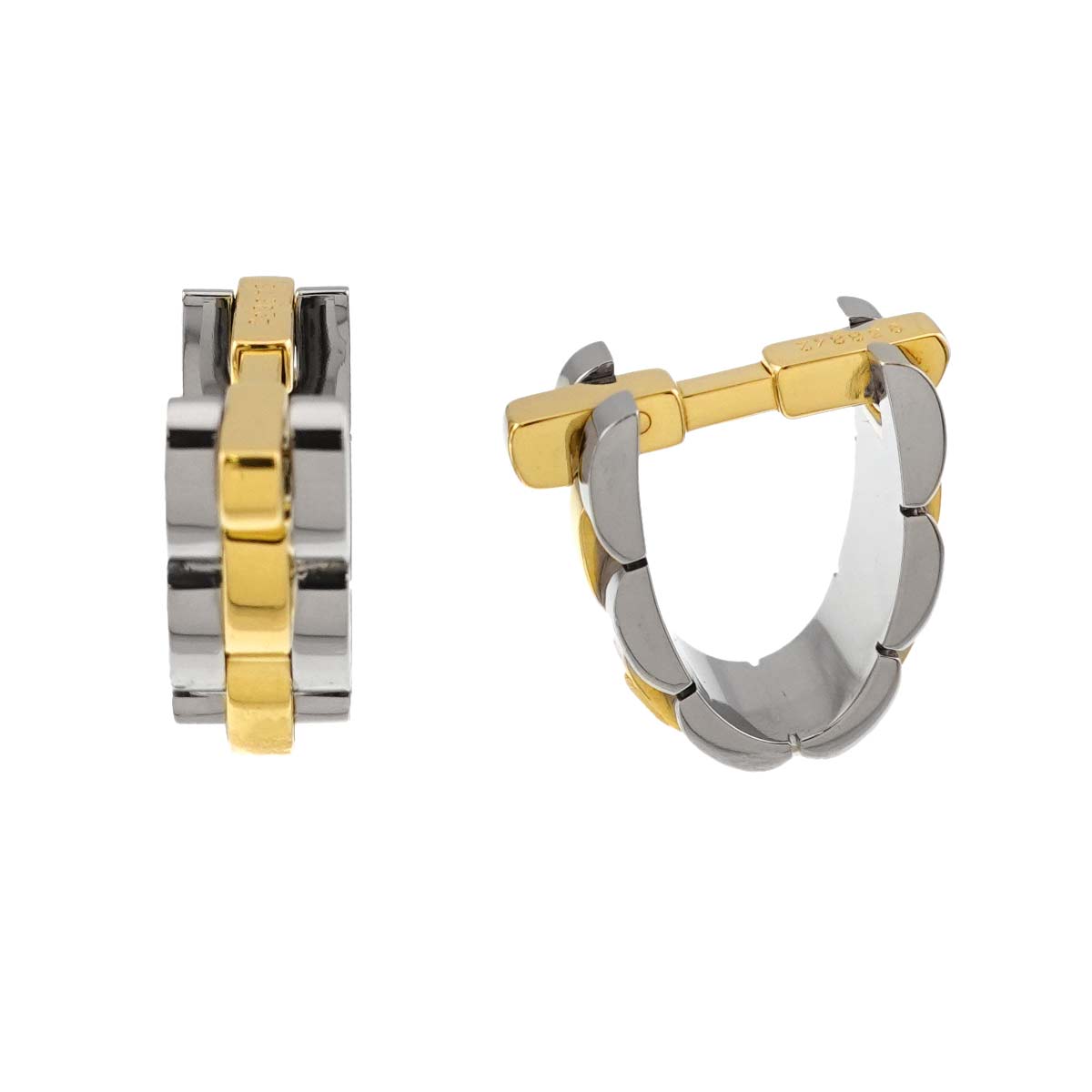 Panthere Cufflinks 18K YG 750 SS