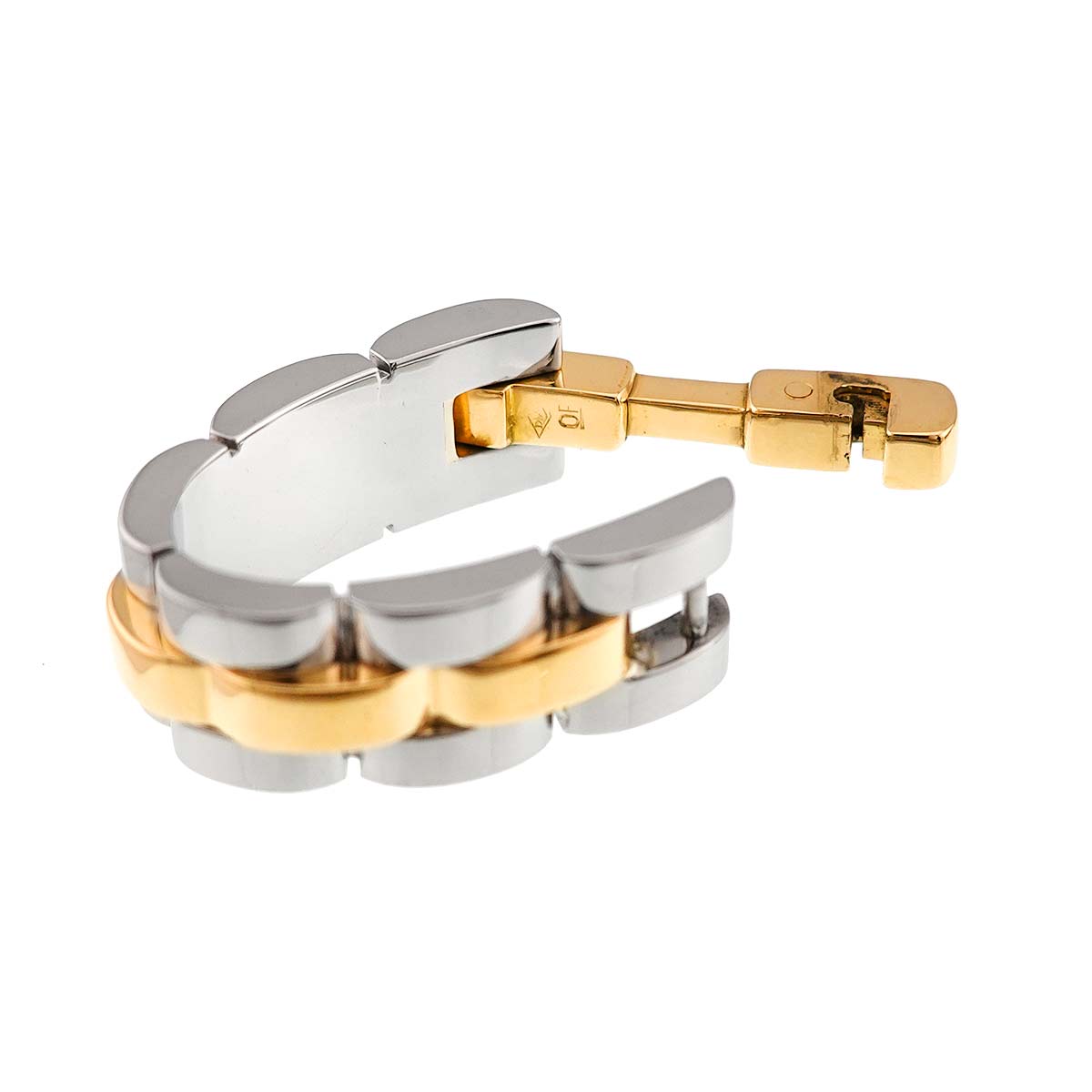 Panthere Cufflinks 18K YG 750 SS