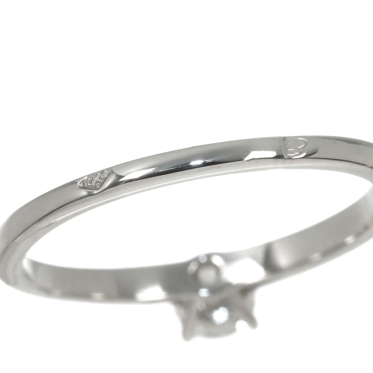 Diamond 0.23ct E/IF/EX Ring Platinum size49 4.75-5(US)