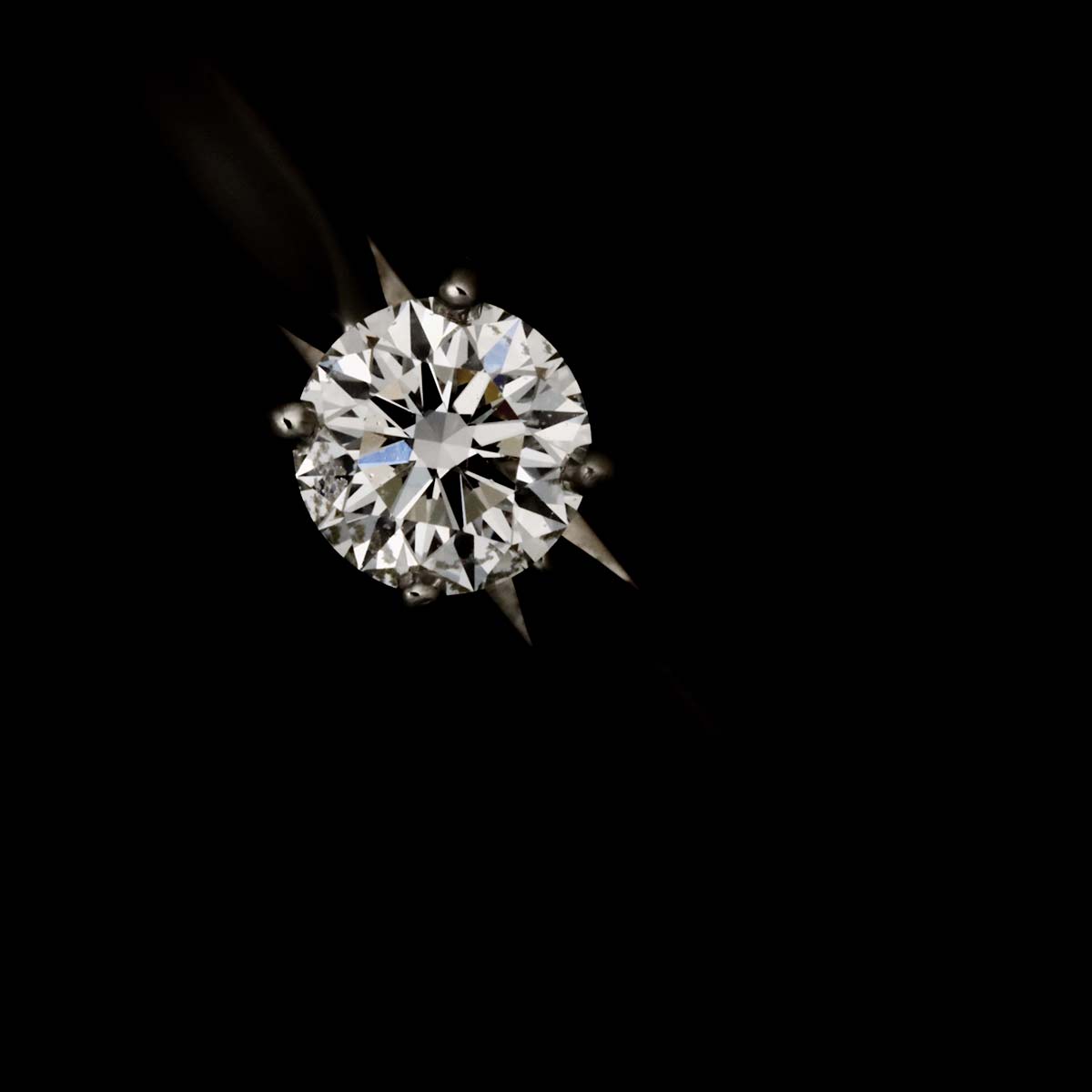 Diamond 0.23ct E/IF/EX Ring Platinum size49 4.75-5(US)