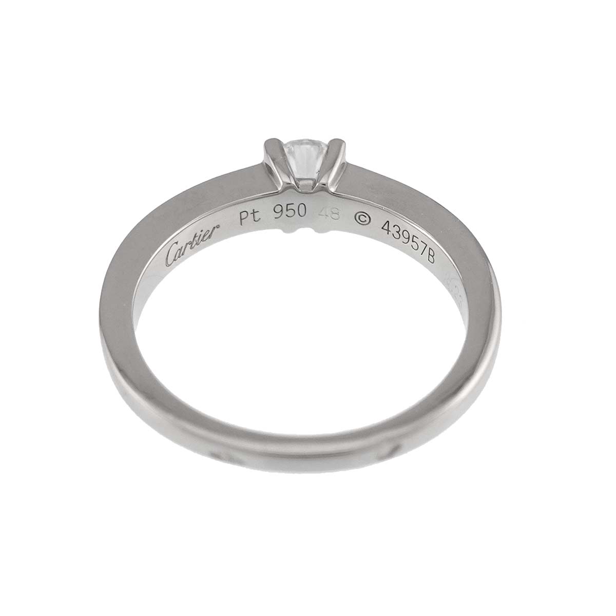 Declaration d'Amour Diamond 0.23ct Ring Pt size48 4.5(US)