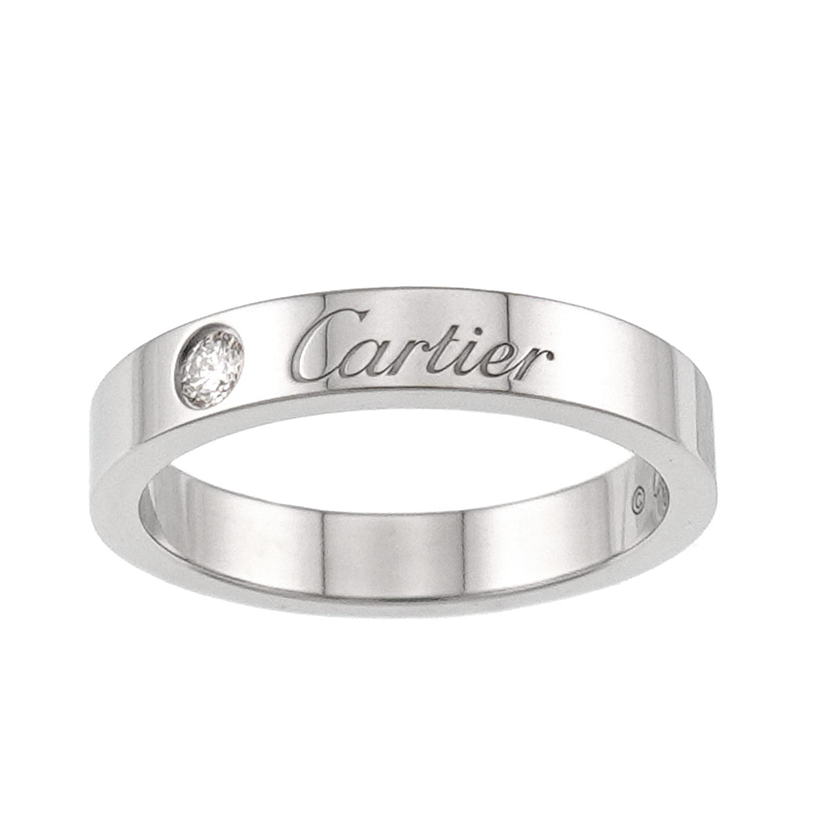 C de Diamond 1P Ring Pt Platinum size47 4((US)