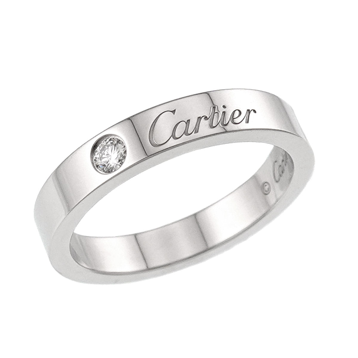 C de Diamond 1P Ring Pt Platinum size47 4((US)