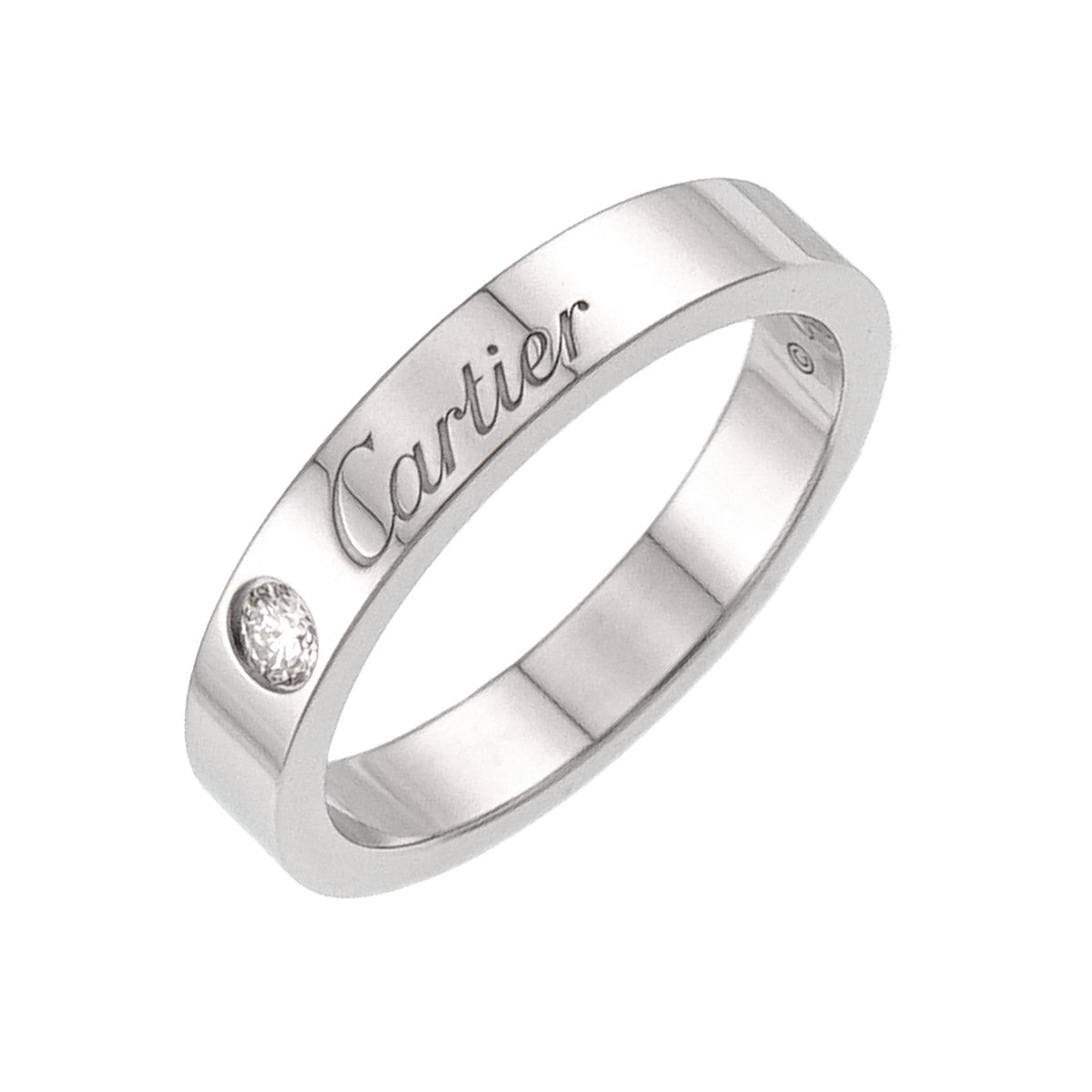 C de Diamond 1P Ring Pt Platinum size47 4((US)
