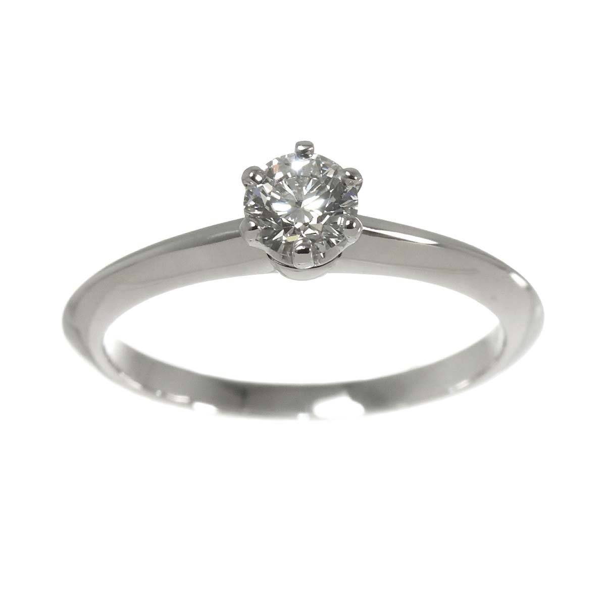 Diamond 0.32ct Ring Pt 4.75-5(US)