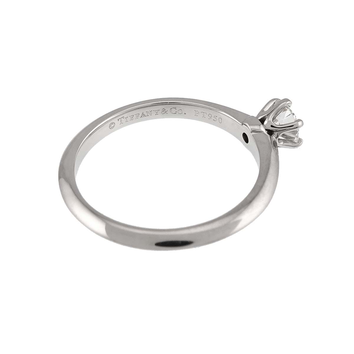 Diamond 0.32ct Ring Pt 4.75-5(US)