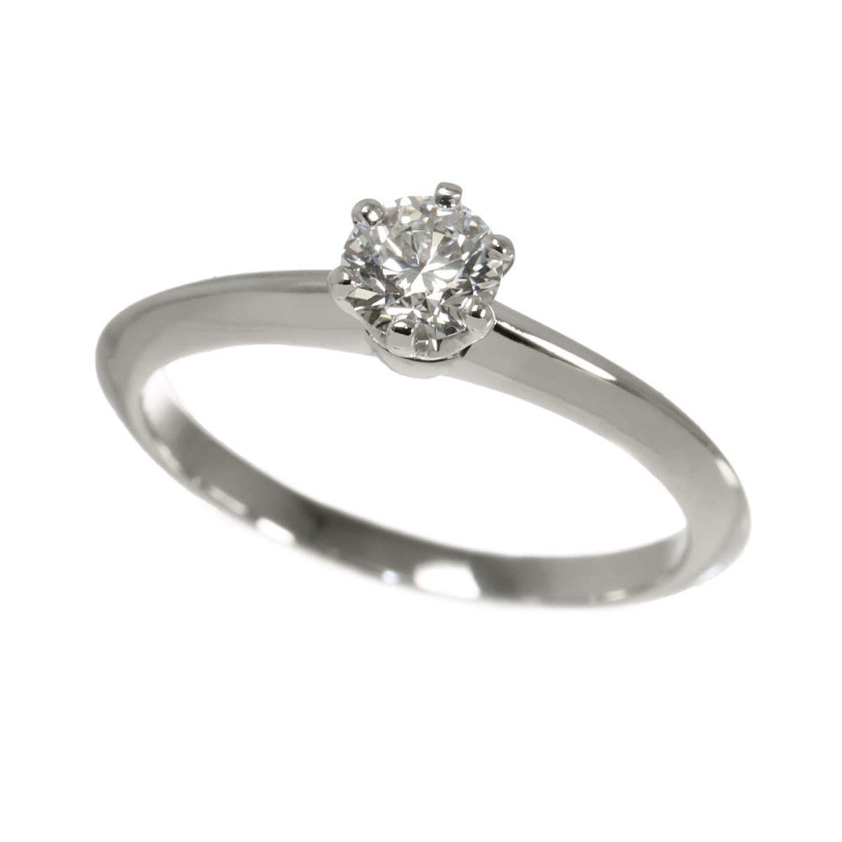 Diamond 0.32ct Ring Pt 4.75-5(US)