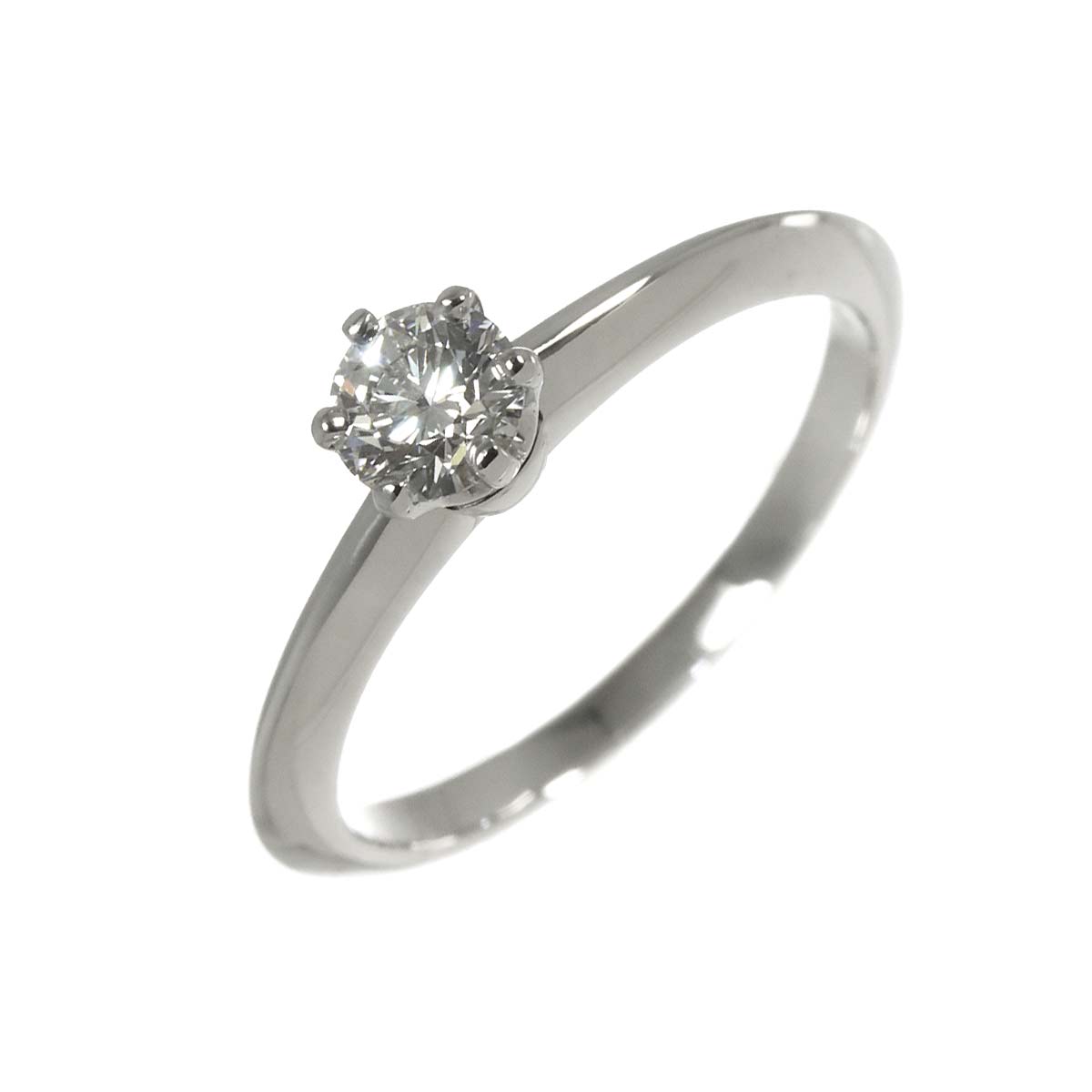 Diamond 0.32ct Ring Pt 4.75-5(US)