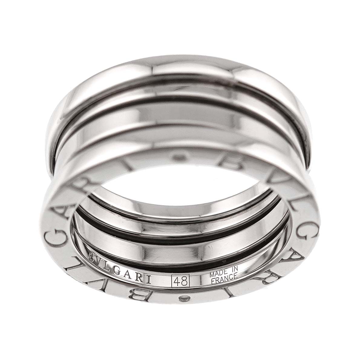 B-ZERO1 3 BAND Ring 18K White Gold 750 Size48 4-4.5(US)