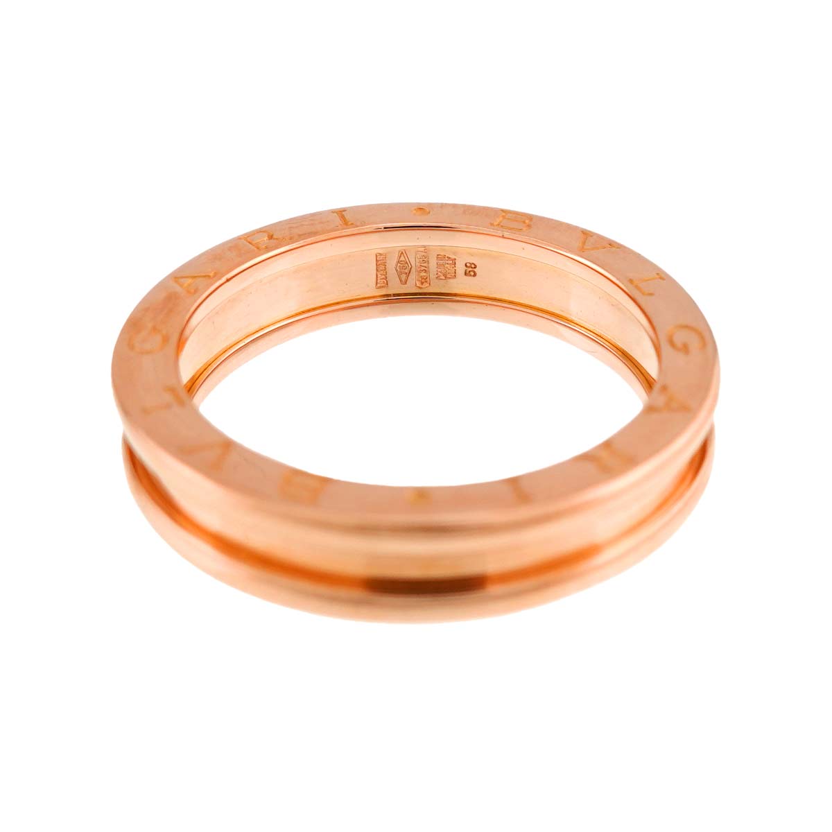 B-ZERO1 1Band Ring 18K Pink Gold 750 Size58 8.25(US)