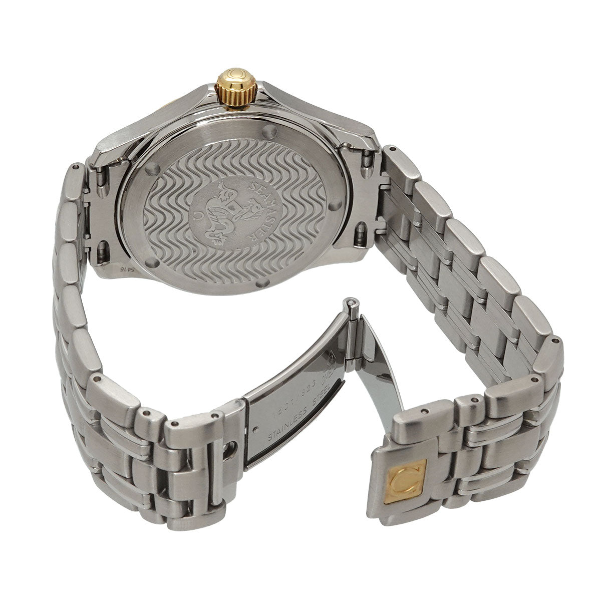 Seamaster 120 2311.10 Date YG Quartz Gold Dial Mens Watch