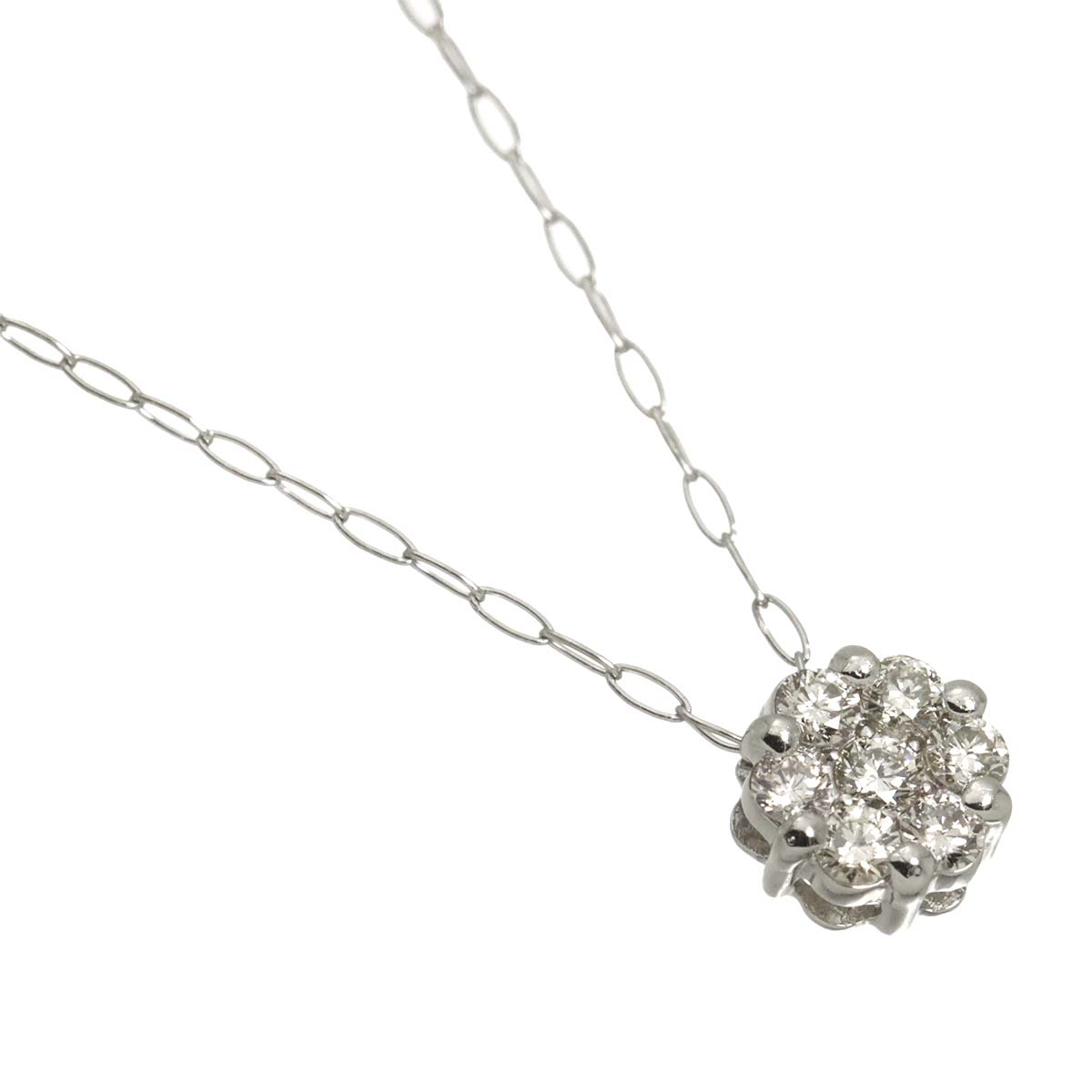 Diamond 0.15ct Necklace Pt Platinum
