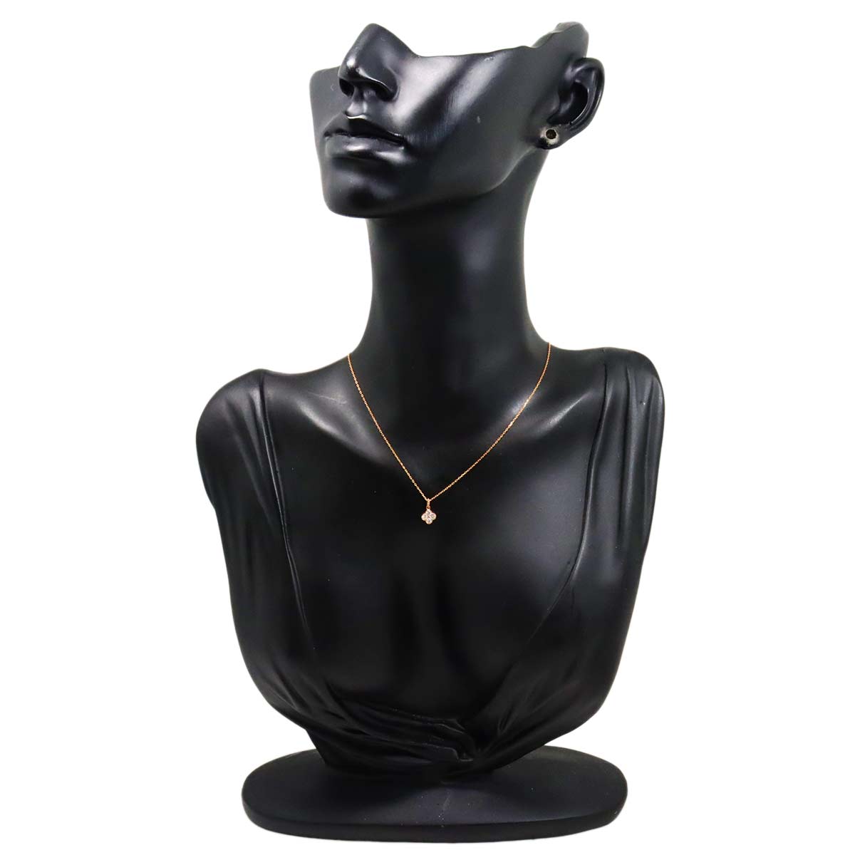 Diamond 0.10ct Necklace 18K Pink Gold 750