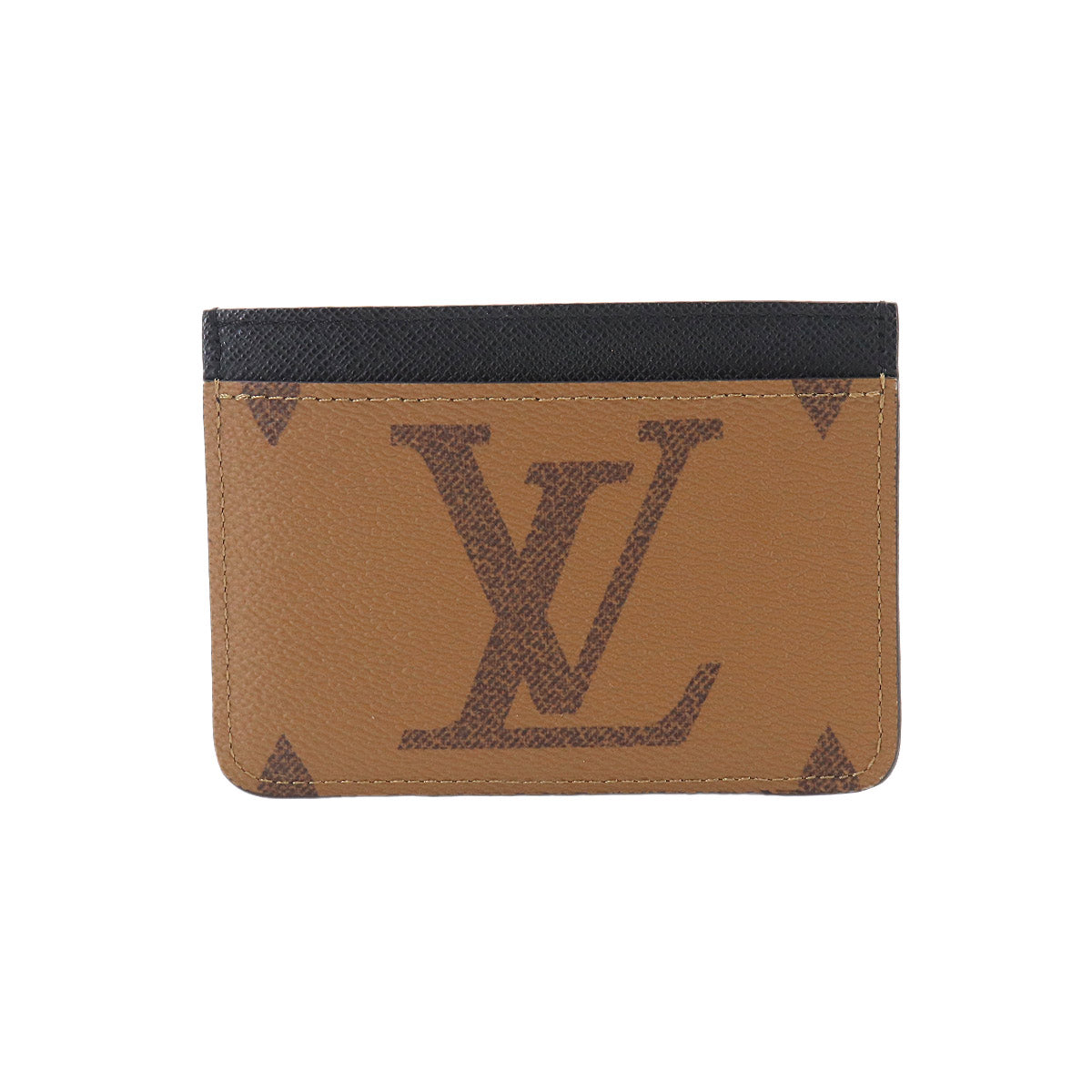 Monogram Reverse Porte Cartes LV Side Up Card Holder