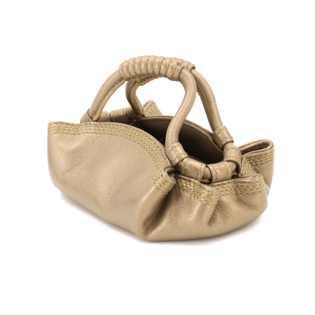 Anagram Coin Case Leather Bronze Nappa Aire Purse