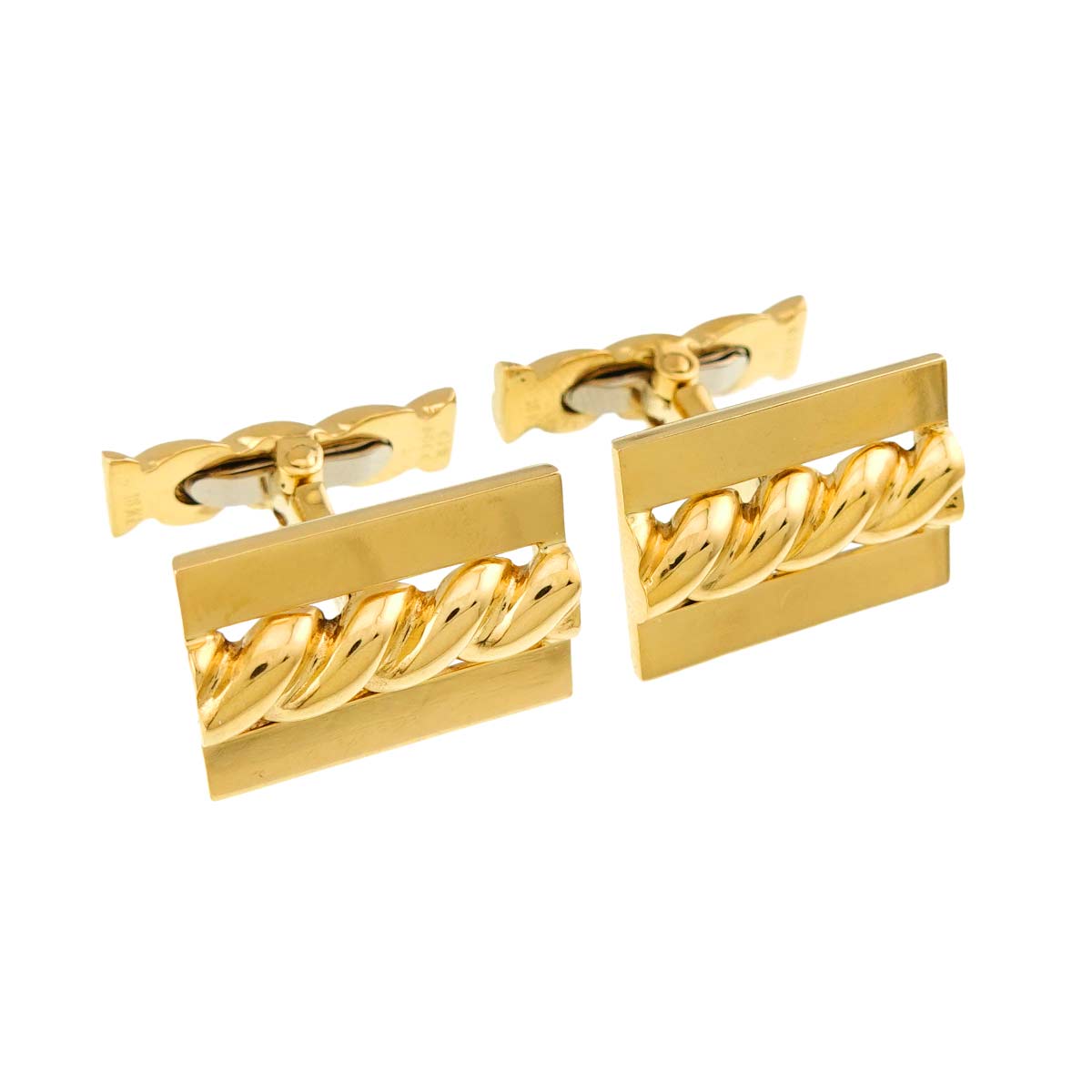 Cuff Links 18K YG 750