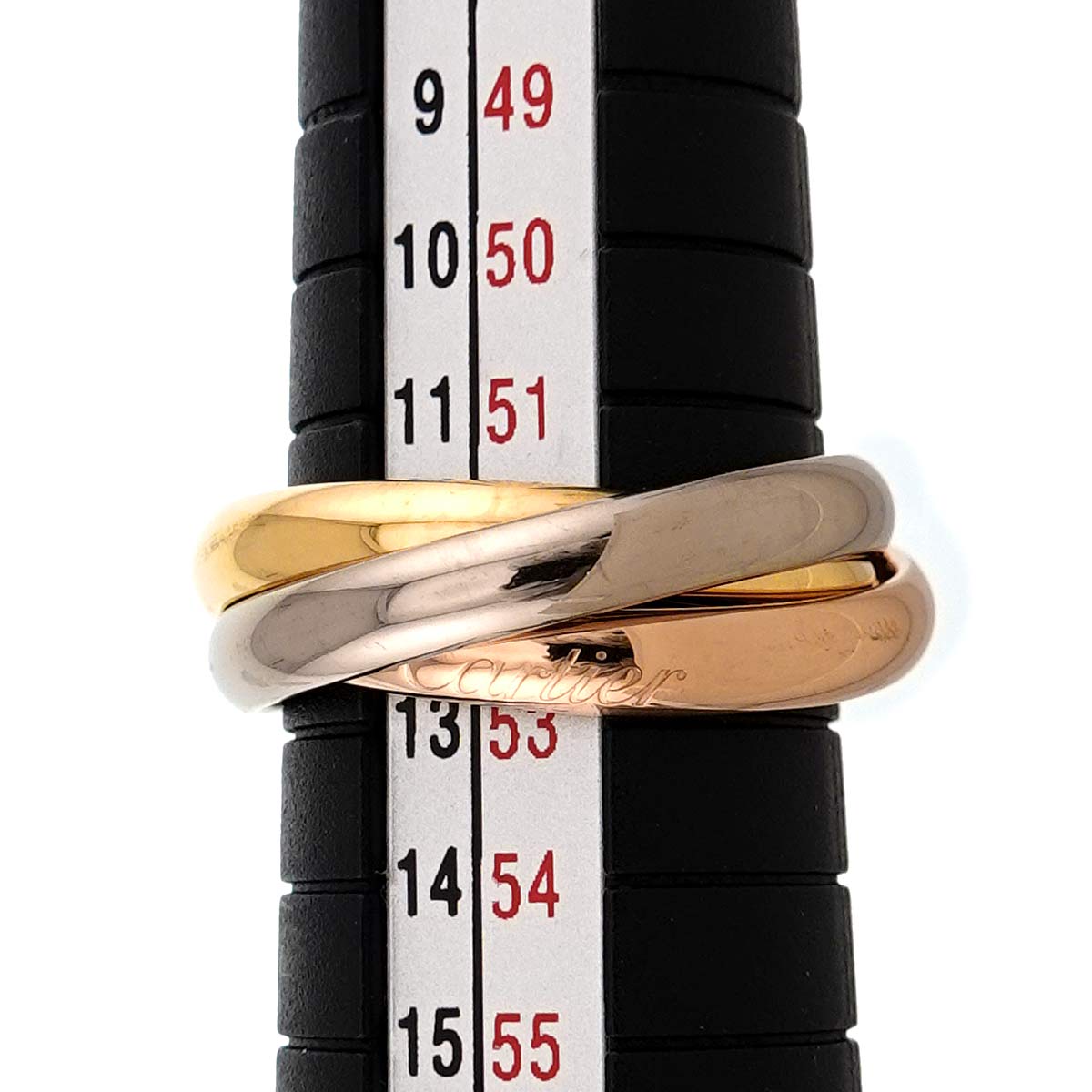 Trinity MM Ring 18K YG WG PG 750 Size52 5.75-6(US)