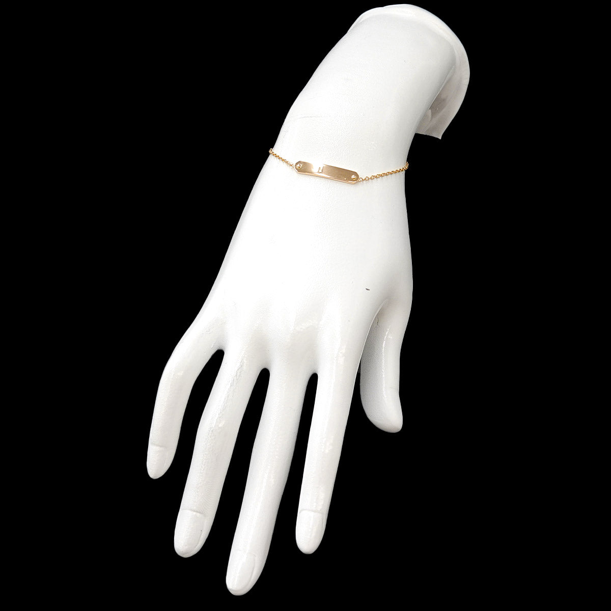 ID plate Bracelet 18K Pink Gold 750