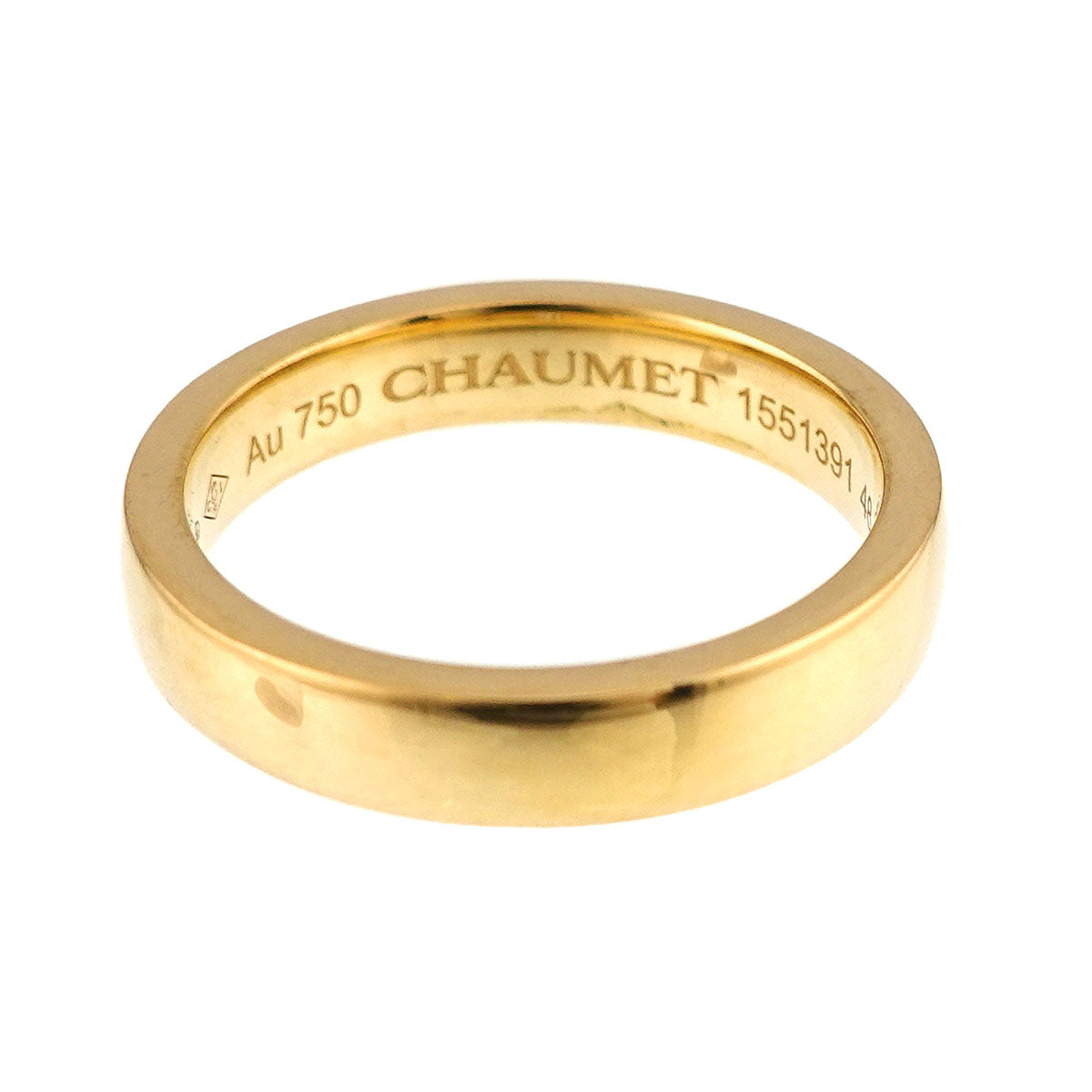 Diamond Ring 18K YG Size48 4.5(US)