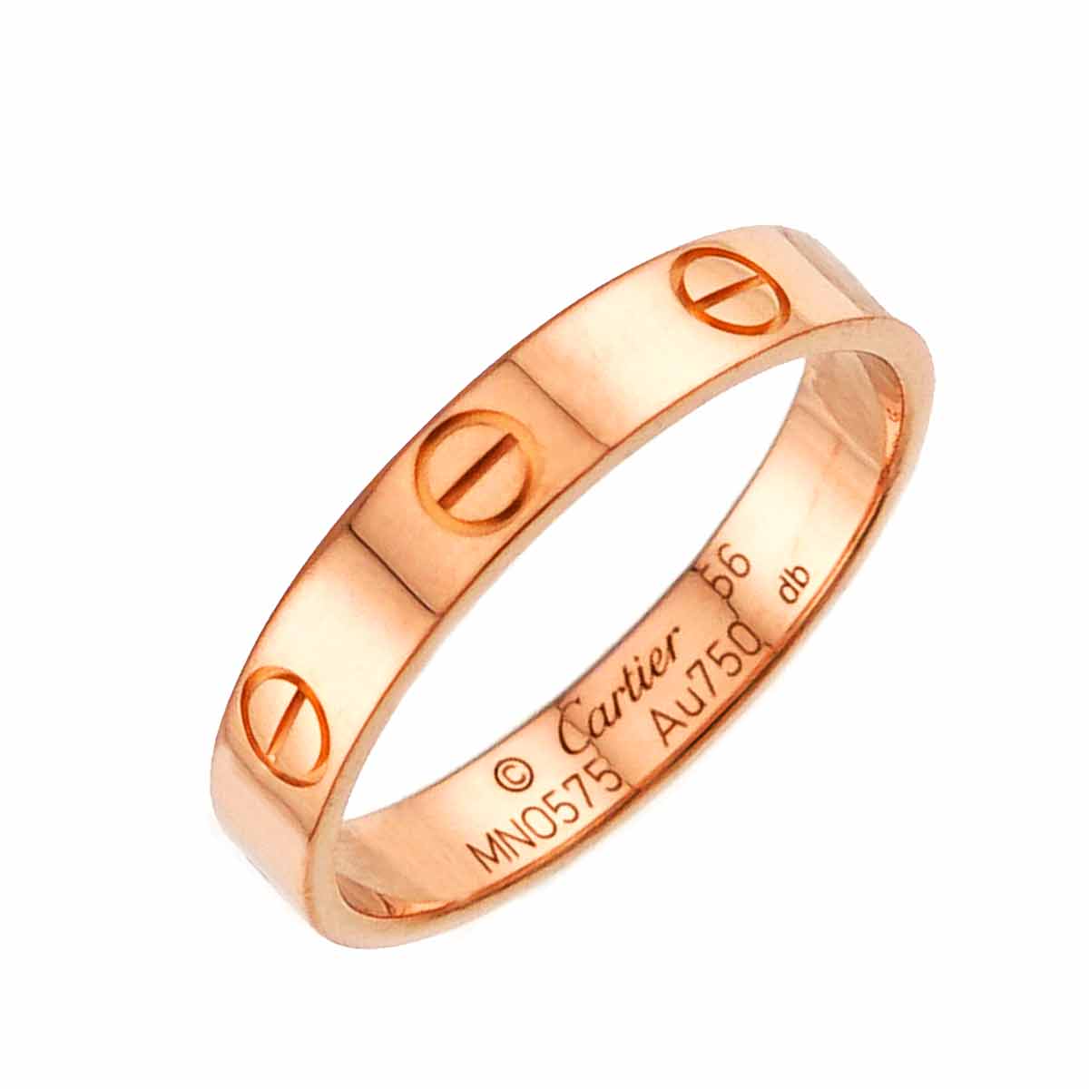 Mini Love Ring 18K Pink Gold 750 size56 7.25-7.5(US)