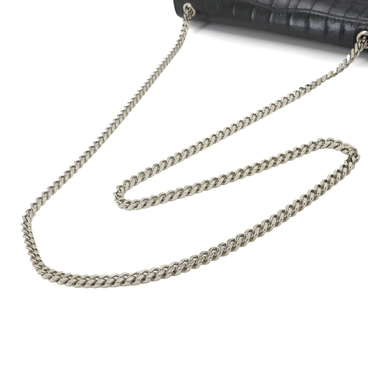 Kate Medium Chain Shoulder Bag Leather Black 354119