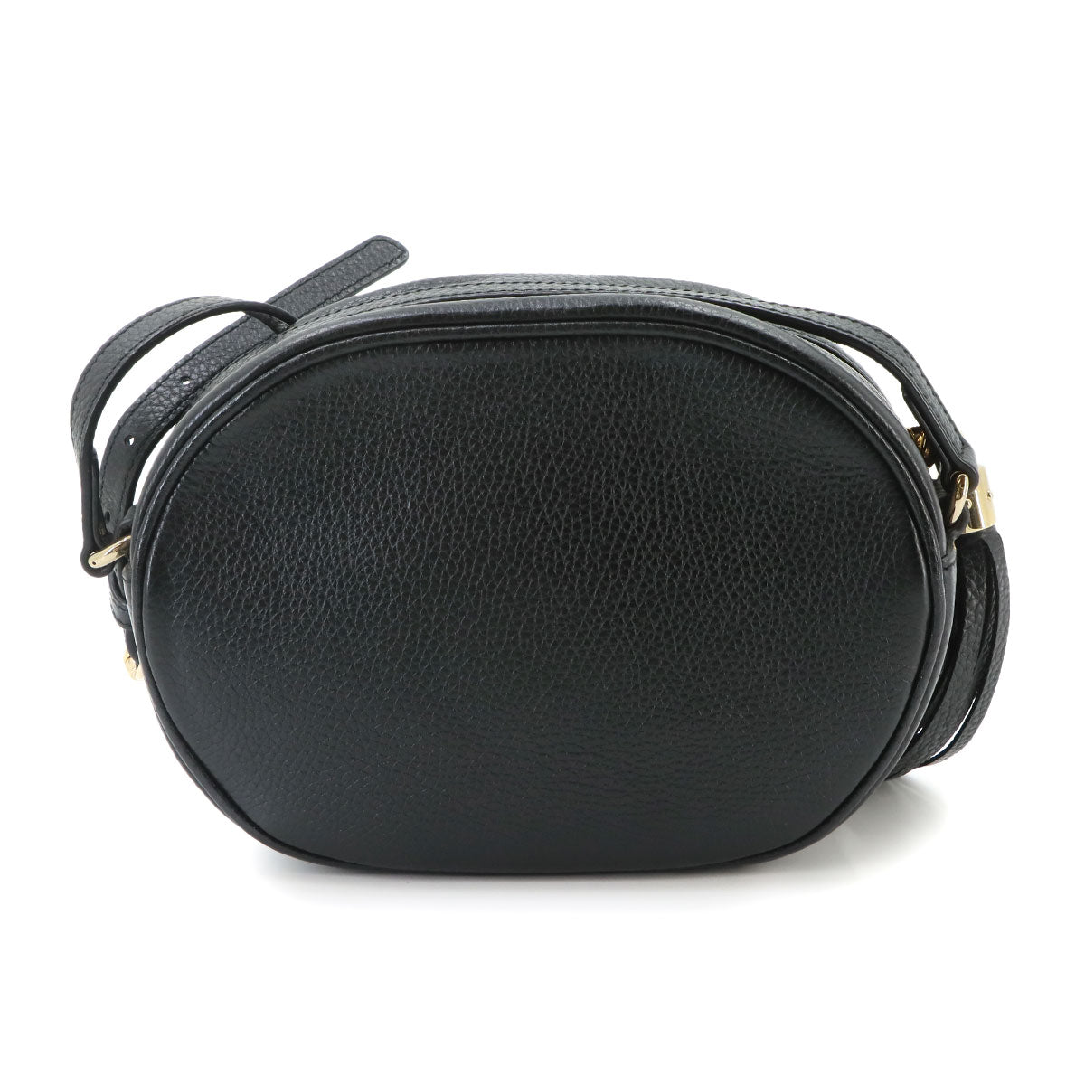 SOHO Shoulder Bag Leather Black 747779 Interlocking G