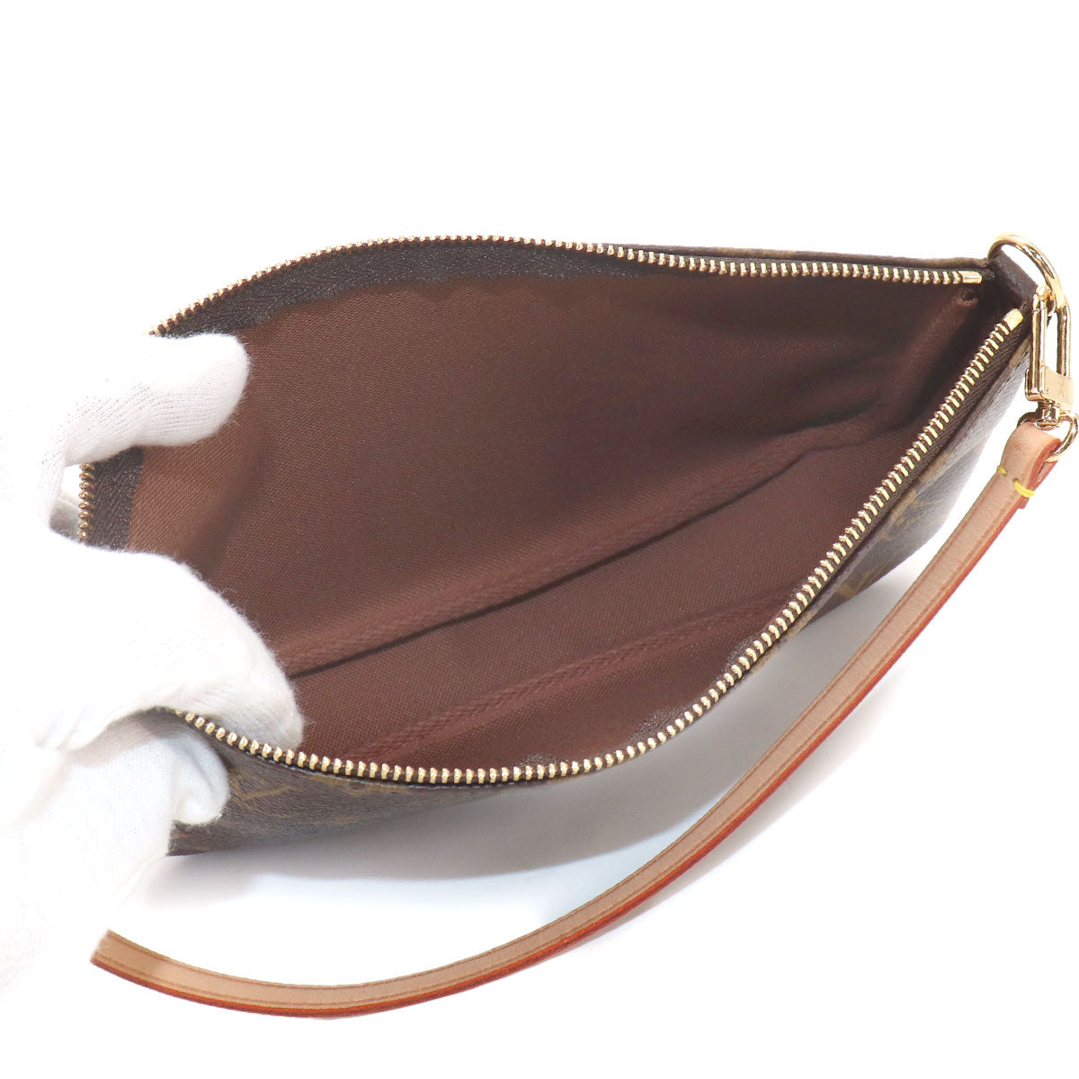 Monogram Pochette Accessoires Hand Bag Pouch Brown M51980
