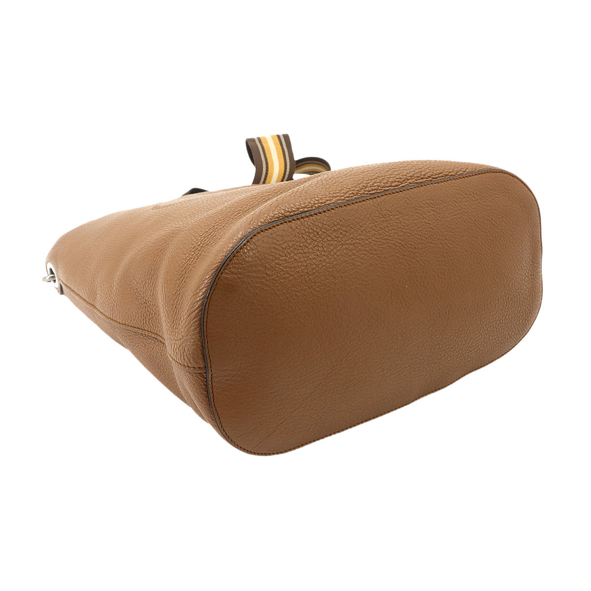 Shoulder Bag Leather Cannella Brown 1BE023 Emboss Logos