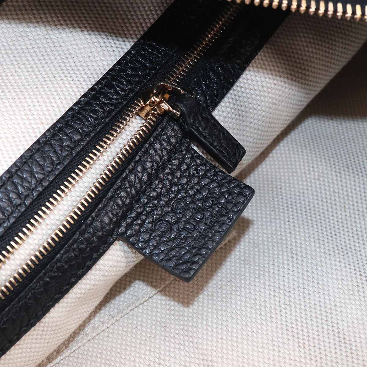 SOHO 2way Shoulder Bag Leather Black 536194 Interlocking G