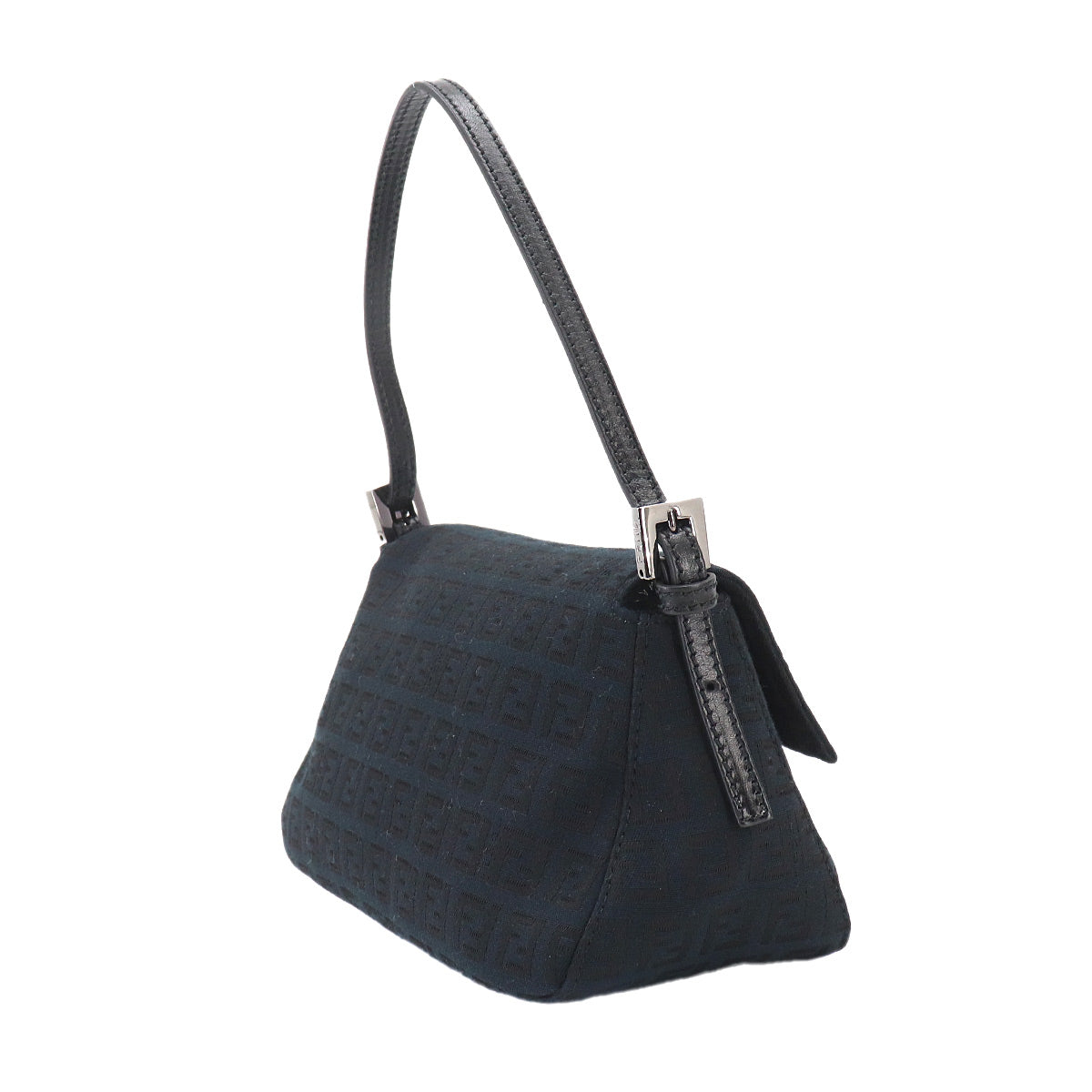 Zucchino Mini Mamma Baguette Shoulder Bag Canvas Black 8BR180