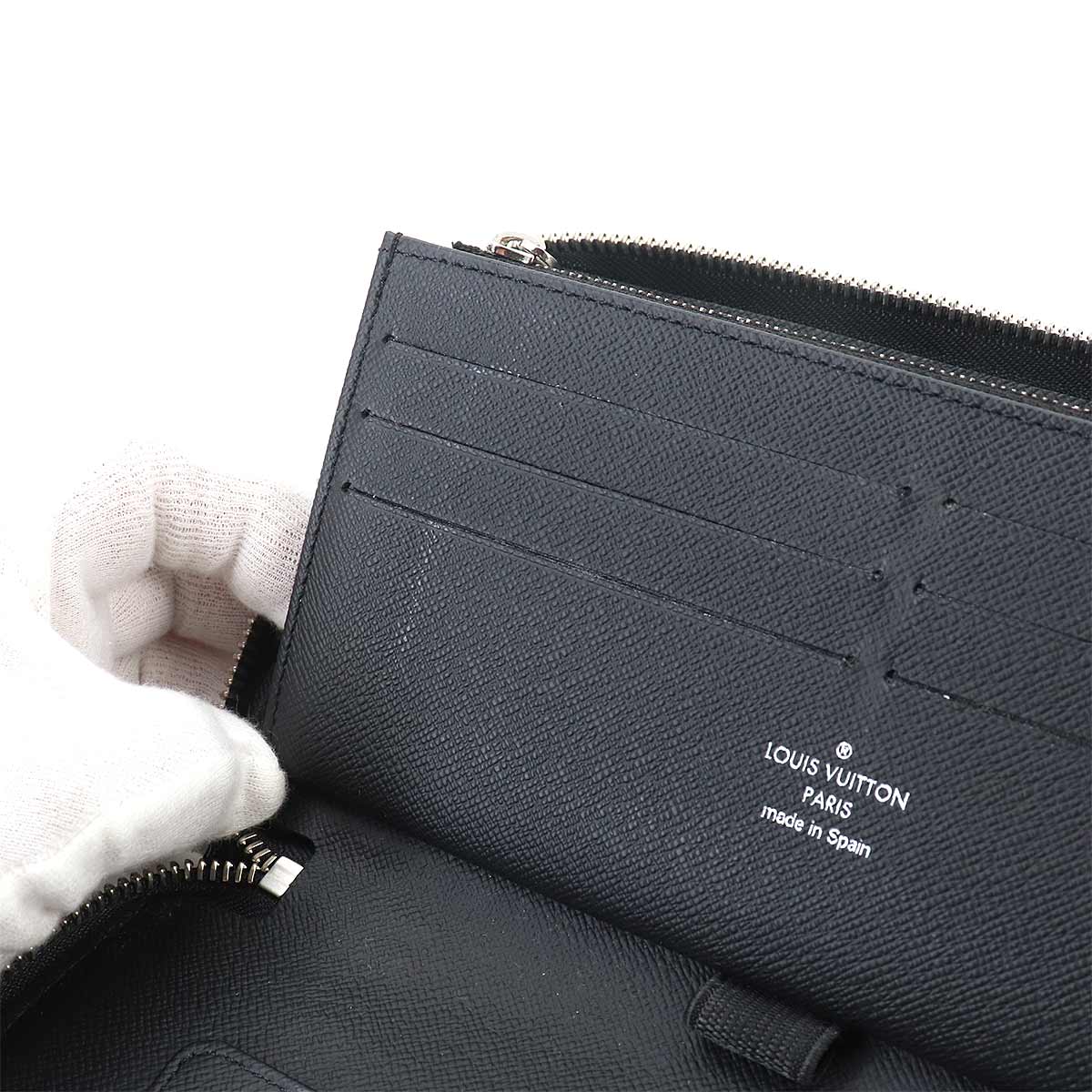 Damier Graphite Zippy Organizer Long Wallet N63077 Purse