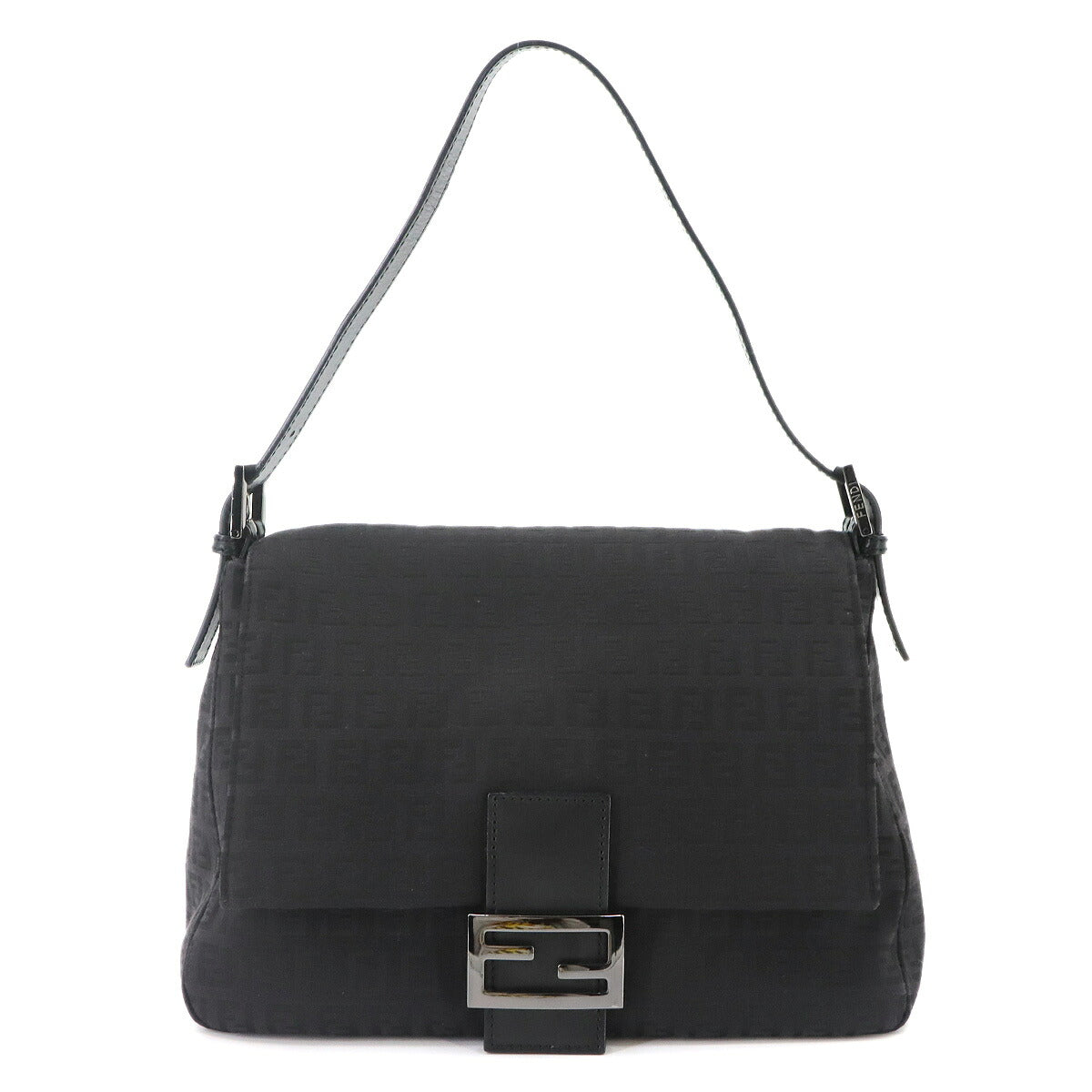 Zucchino Mamma Baguette Shoulder Bag Canvas Black 8BR001