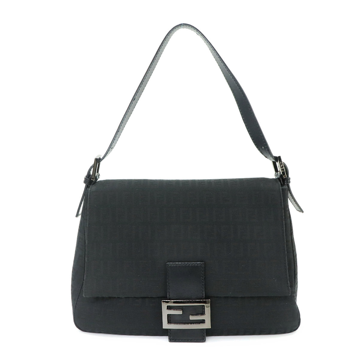 Zucchino Mamma Baguette Shoulder Bag Canvas Black 8BR001