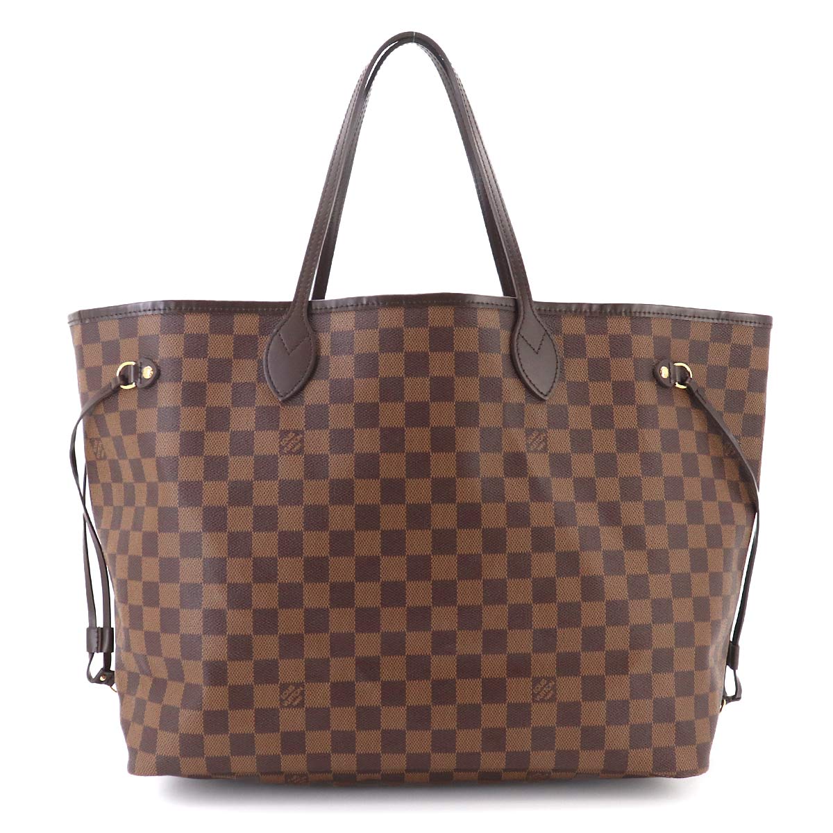 Damier Neverfull GM Tote Bag Ebene Cerise N51106 Purse