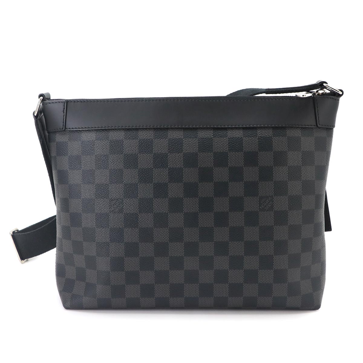 Damier Graphite Mick PM NM Shoulder Bag Black Grey N40003