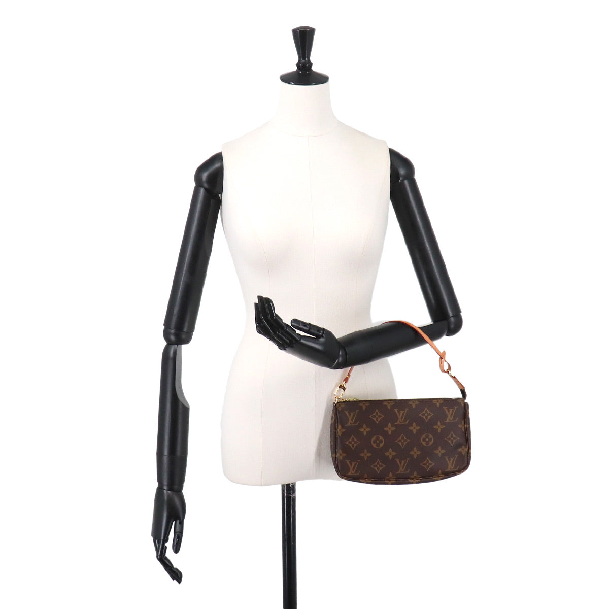 Monogram Pochette Accessoires Hand Bag Pouch Brown M51980