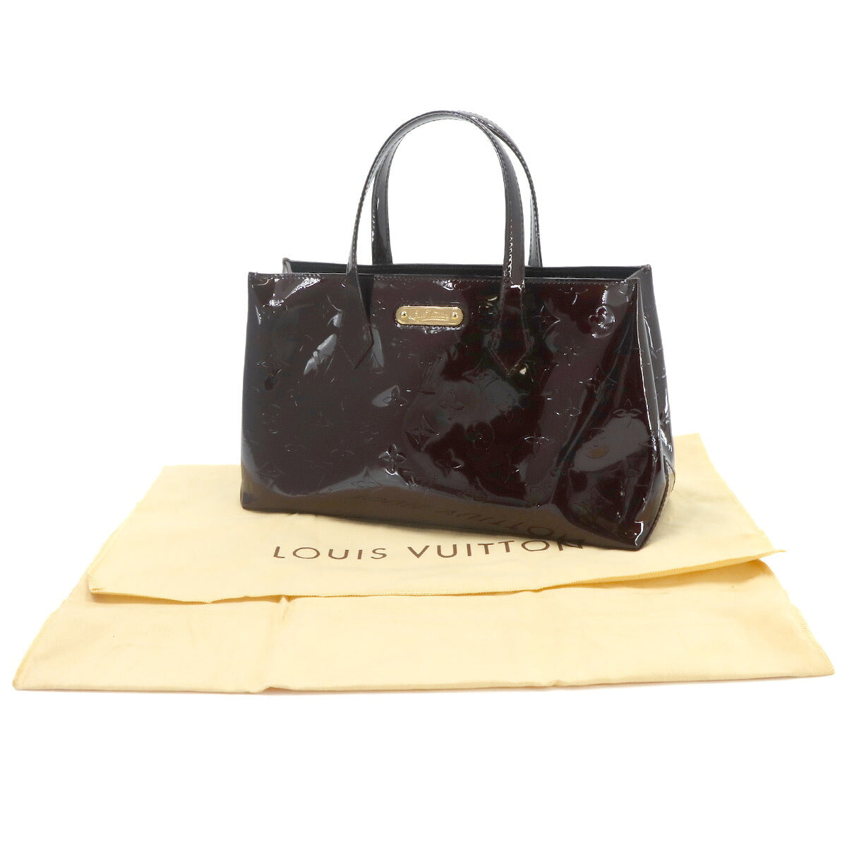 Monogram Vernis Wilshire PM Hand Bag Amarante M93641