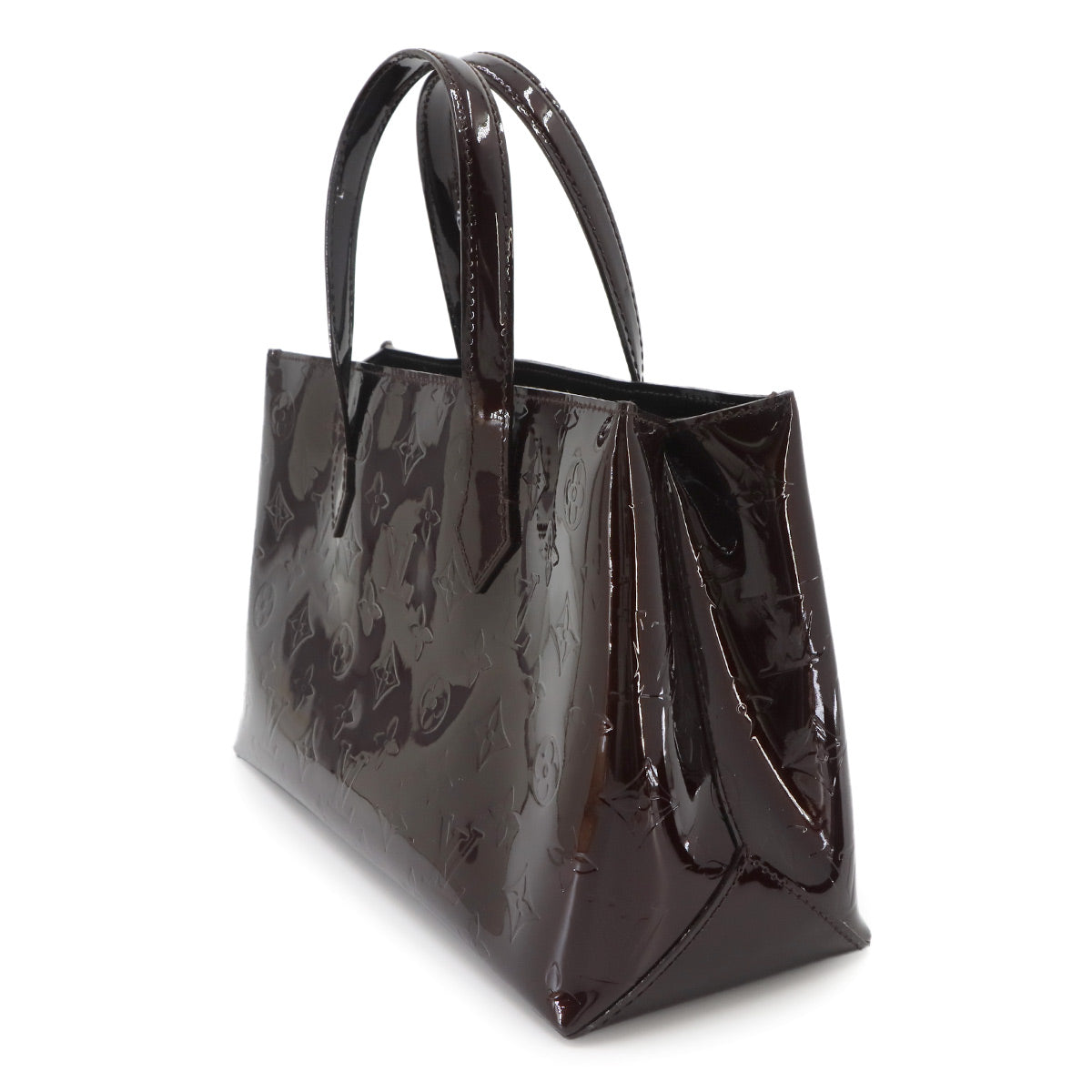 Monogram Vernis Wilshire PM Hand Bag Amarante M93641