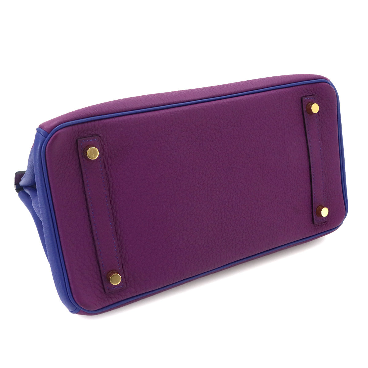 Birkin 30 Hand Bag Togo Anemone Blue Electrique Bicocor