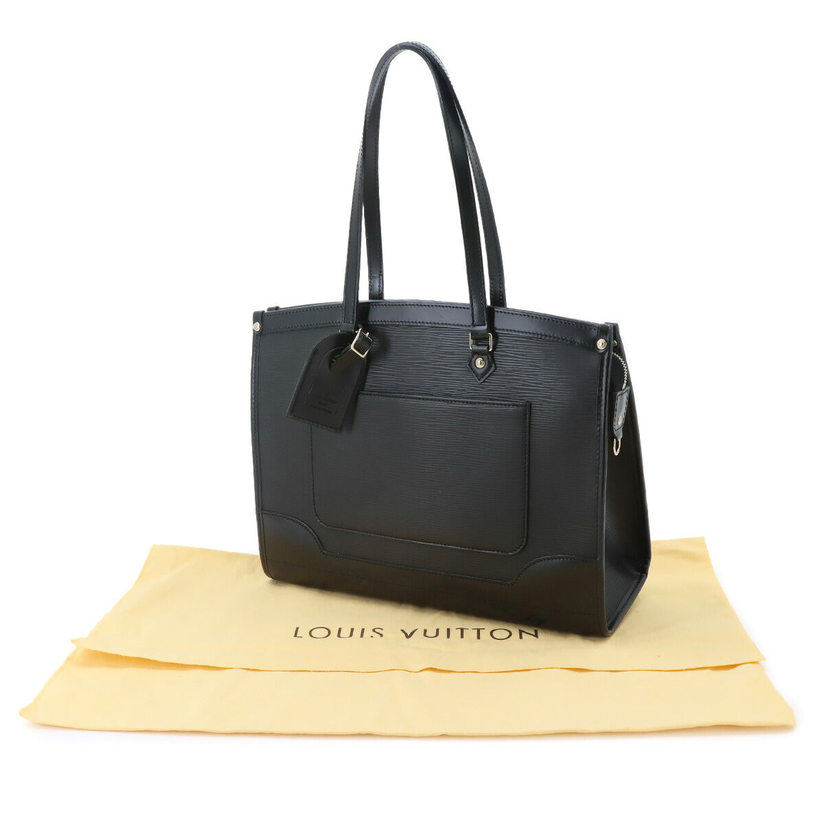 Epi Madeleine GM Tote Bag Leather Noir M59342 Purse