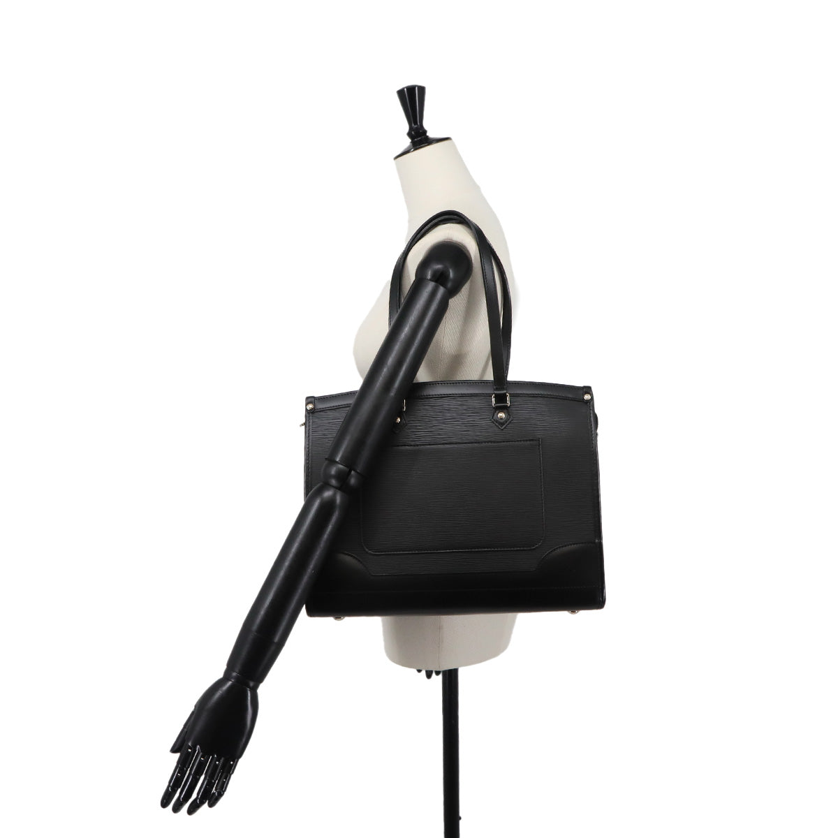 Epi Madeleine GM Tote Bag Leather Noir M59342 Purse