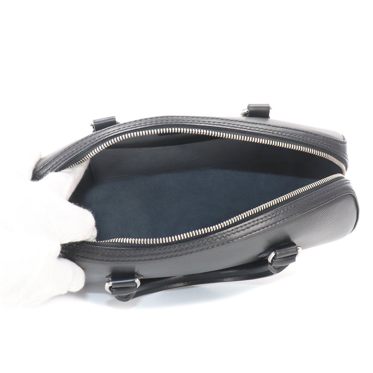 Epi Jasmin Hand Bag Leather Noir Black M52852 Purse