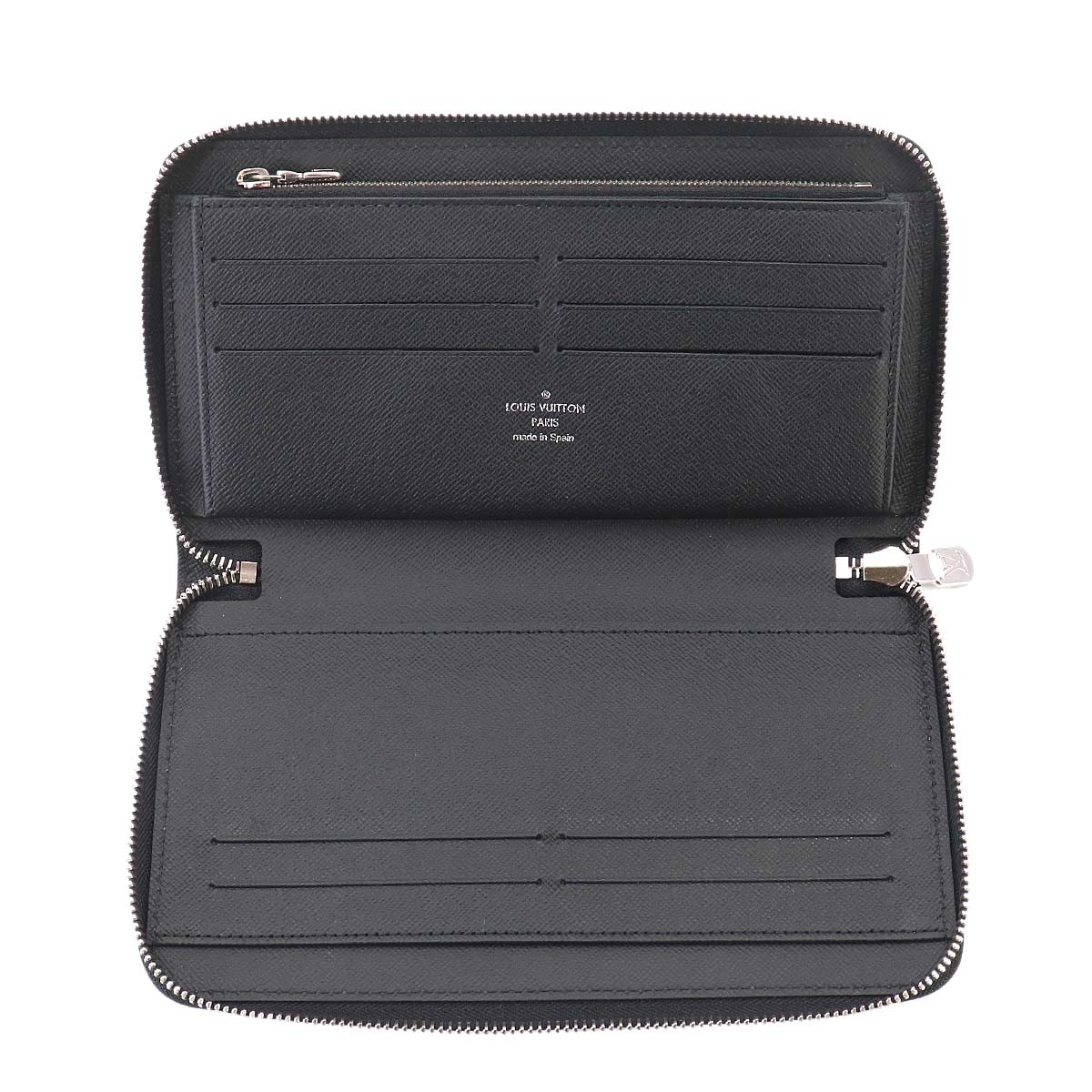 Epi Zippy Organizer NM Long Wallet Leather Noir M62643