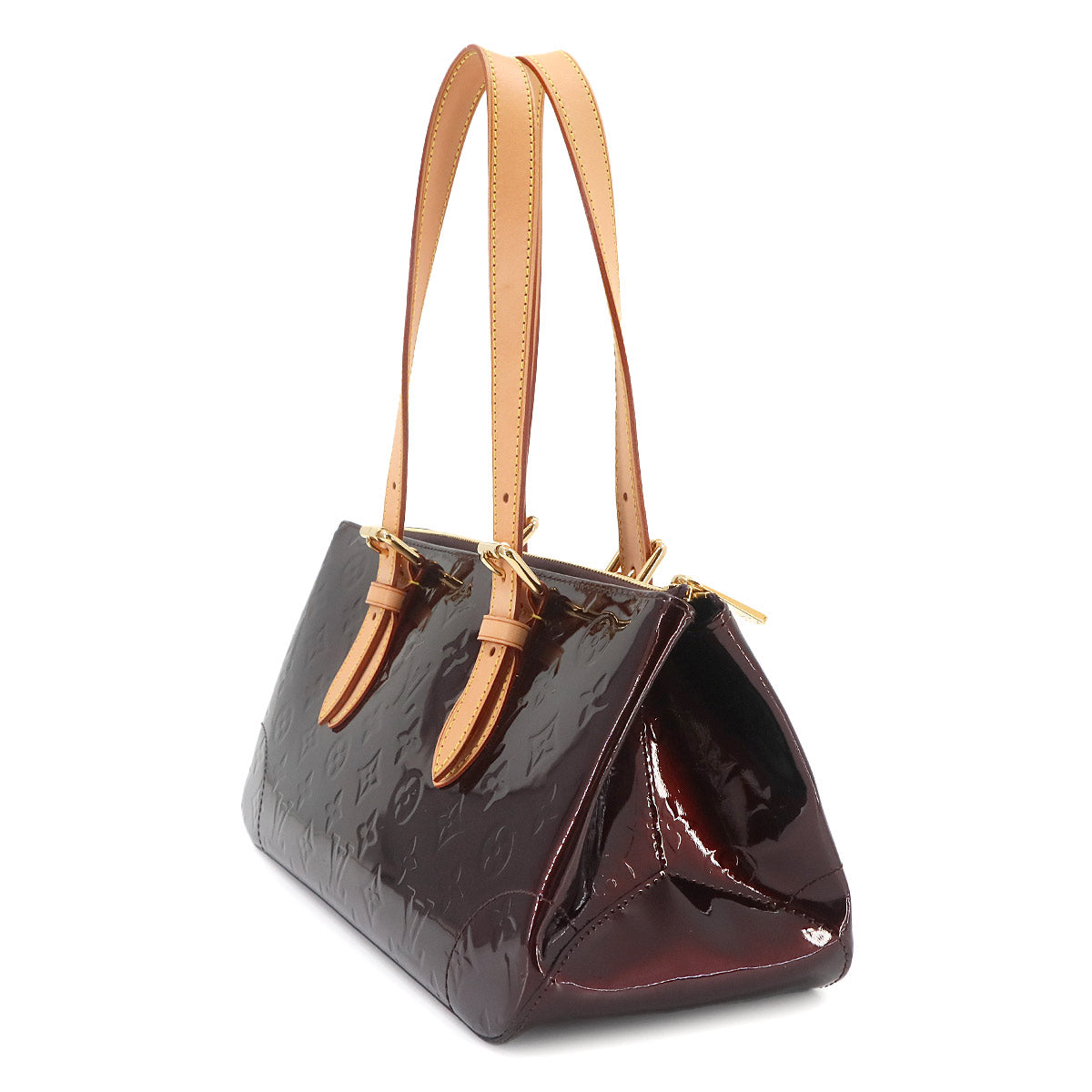 Vernis Rosewood Avenue Shoulder Bag Amarante M93510