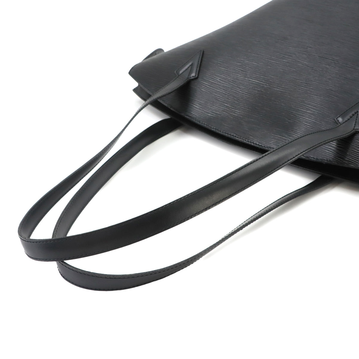 Epi Saint Jacques Shopping Tote Bag Leather Noir M52262