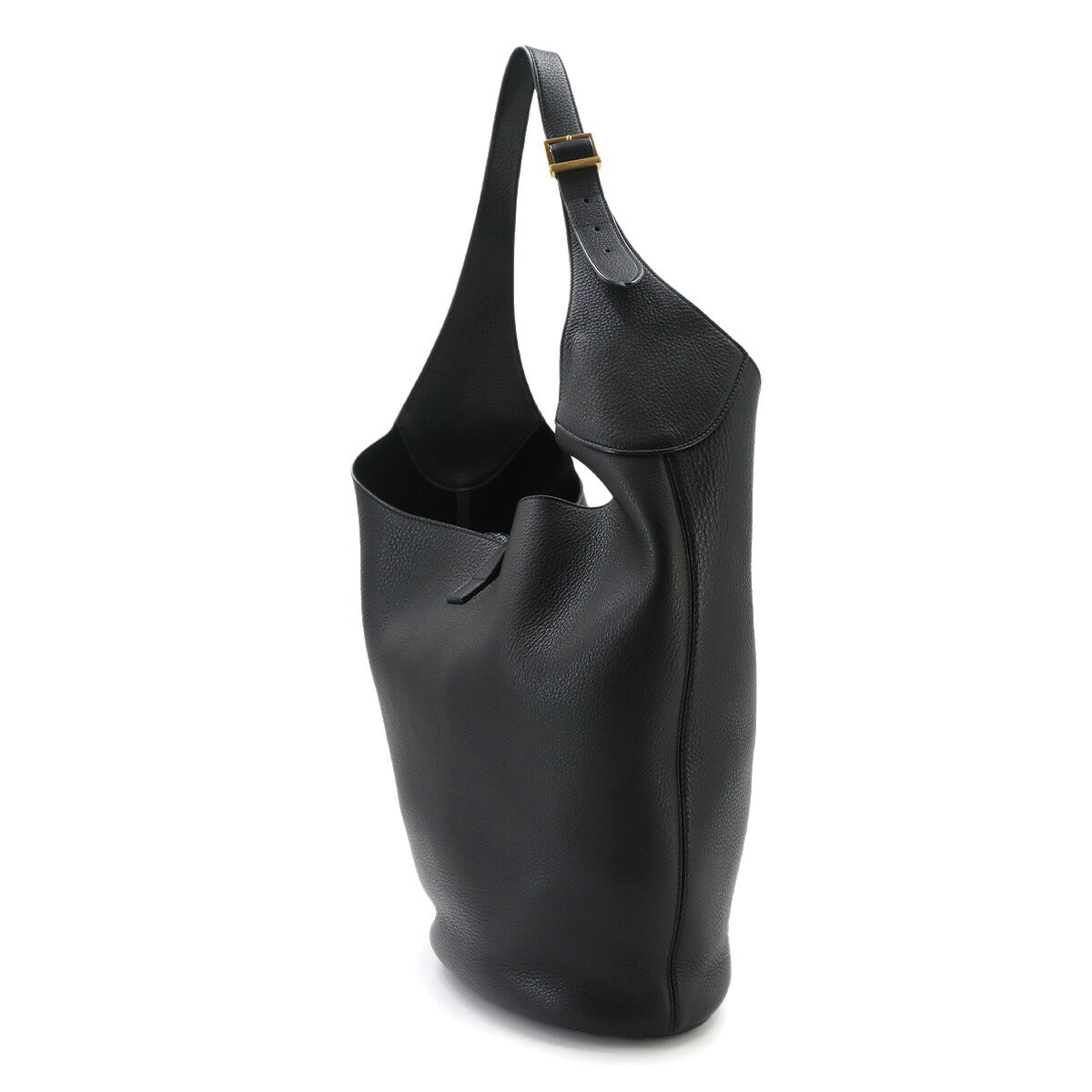 LE 5 A 7 Hobo Shoulder Bag Leather Black 793088 Purse