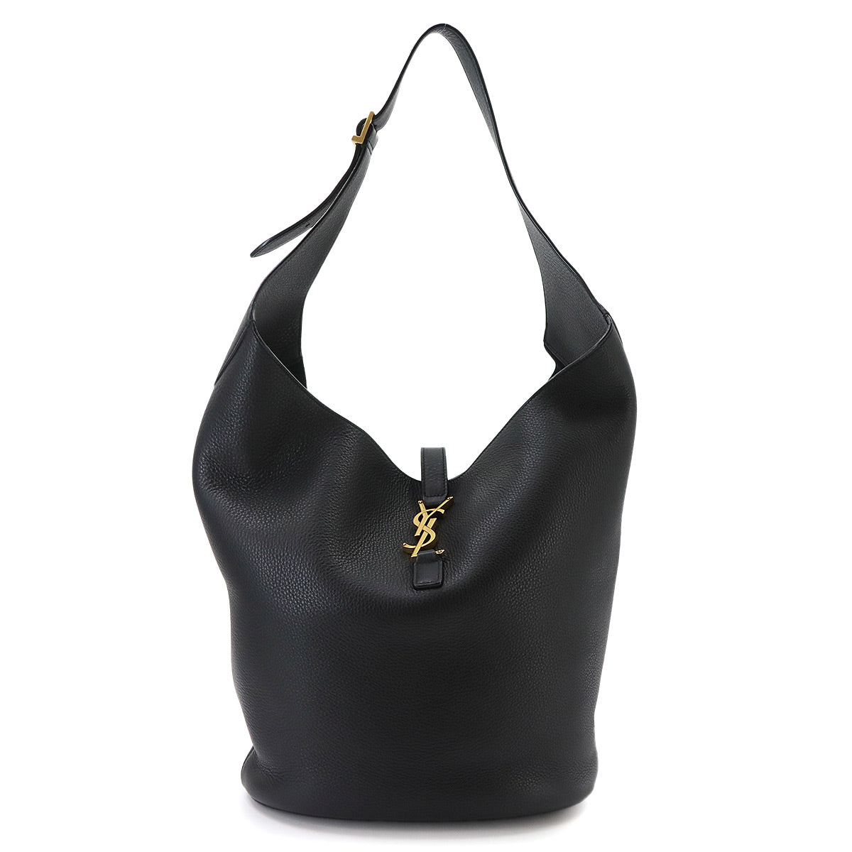 LE 5 A 7 Hobo Shoulder Bag Leather Black 793088 Purse