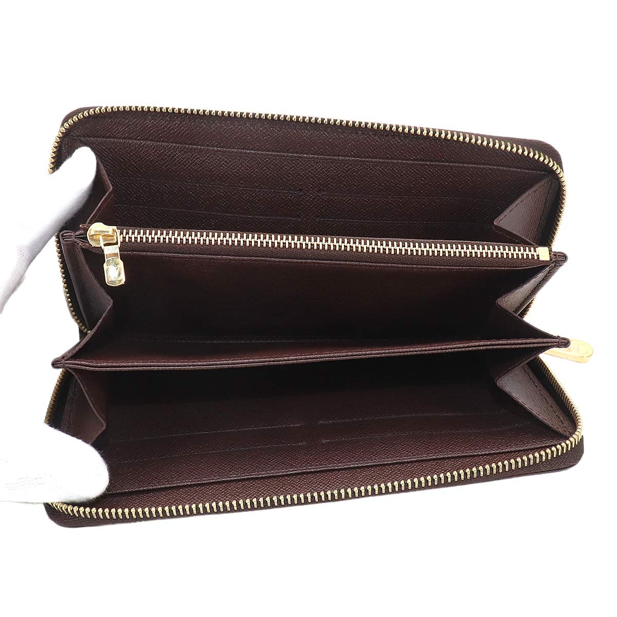 Damier Zippy Wallet Zipped Around Ebene N60015