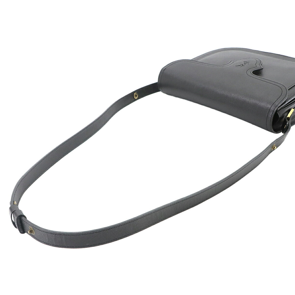 Shoulder Bag Leather Black Purse
